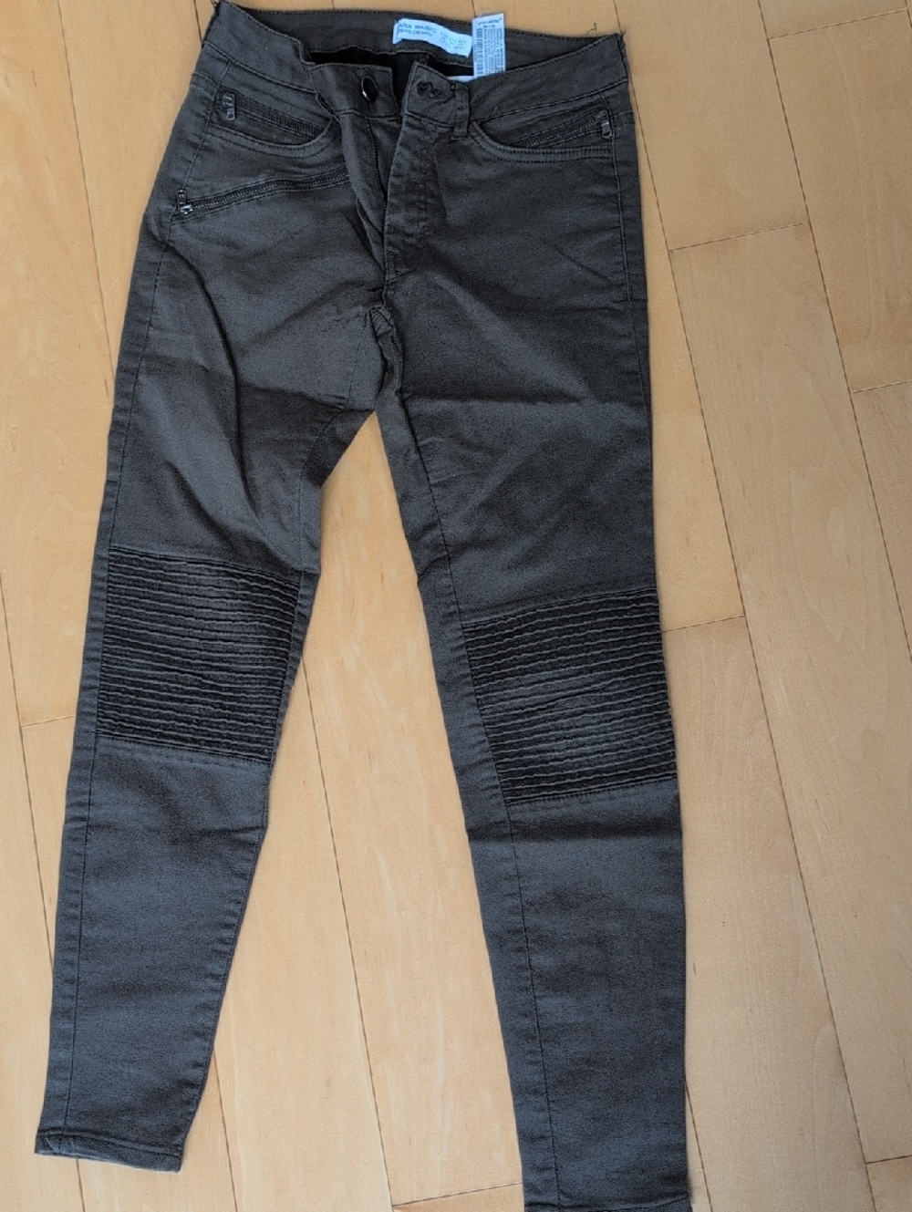 Women’s Slim Moto Jeans - Olive